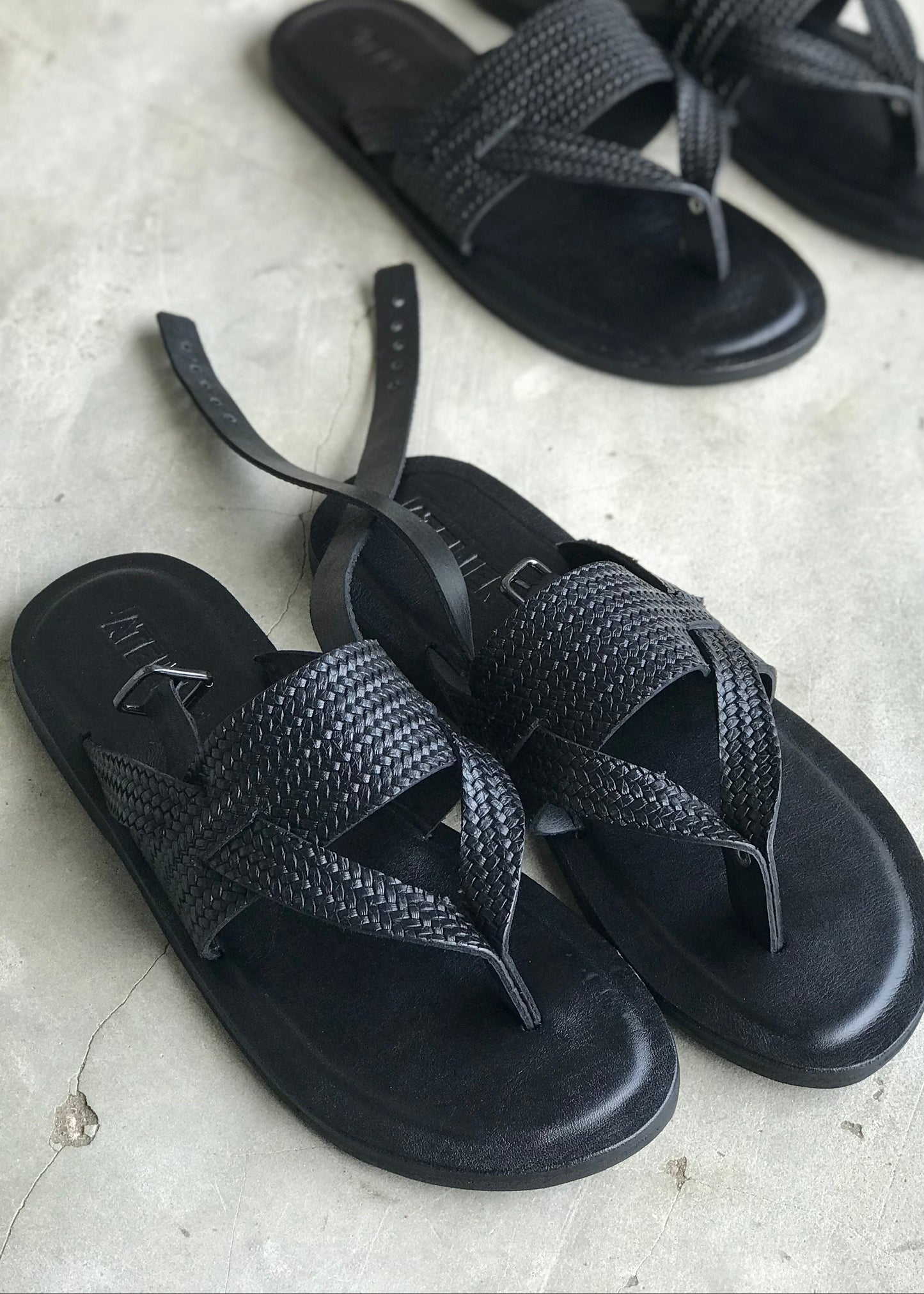 ALEX , Sandales spartiate en cuir