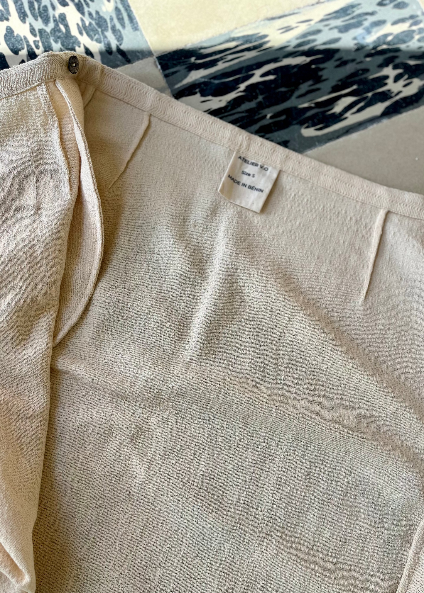 JUPE PORTEFEUILLE LILY EN COTON