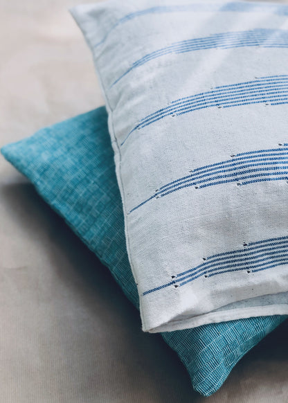 Housse de coussin coton tissé