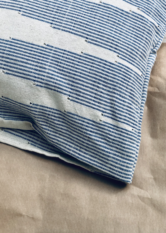 Housse de coussin coton tissé