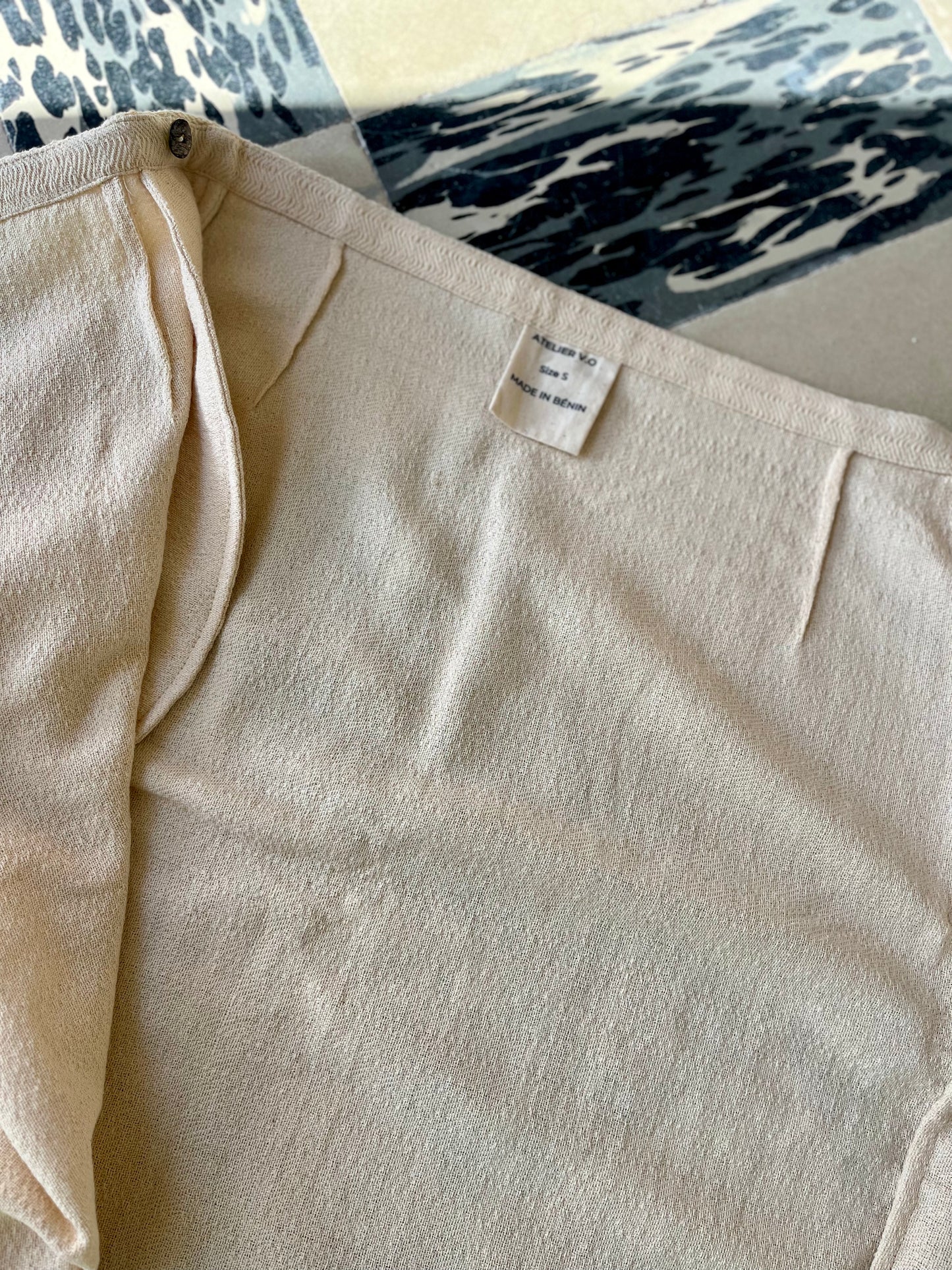 JUPE PORTEFEUILLE LILY EN COTON