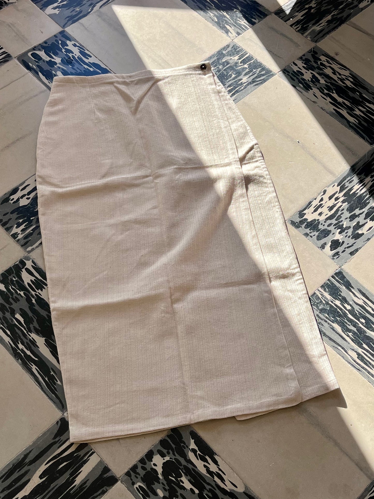 JUPE PORTEFEUILLE LILY EN COTON