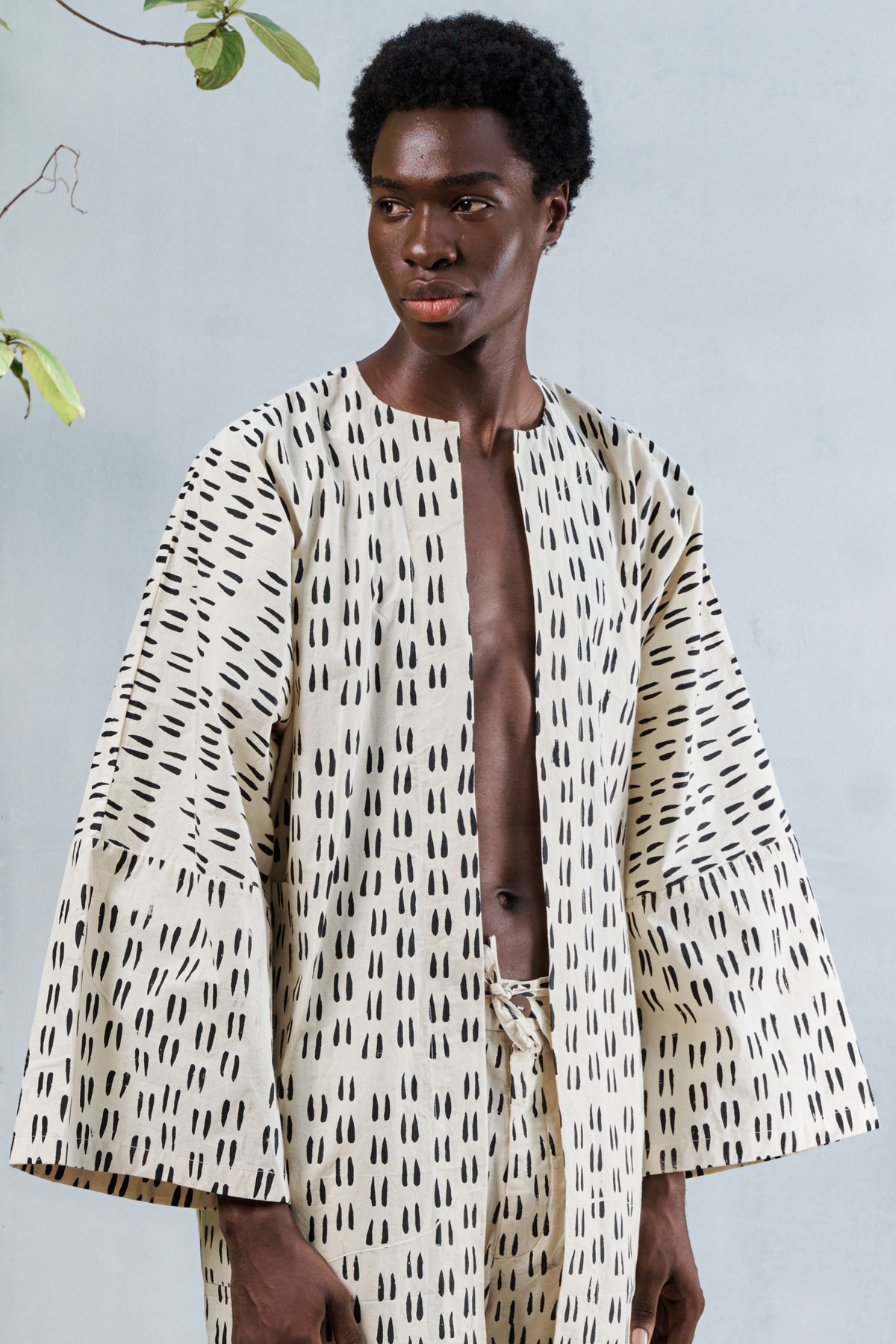 KIMONO MAXI THE ONE WHO LAUGH s2024-2025