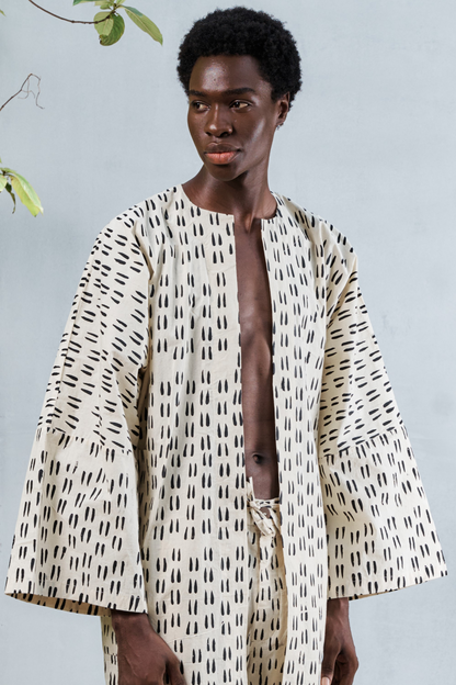 KIMONO MAXI THE ONE WHO LAUGH s2024-2025