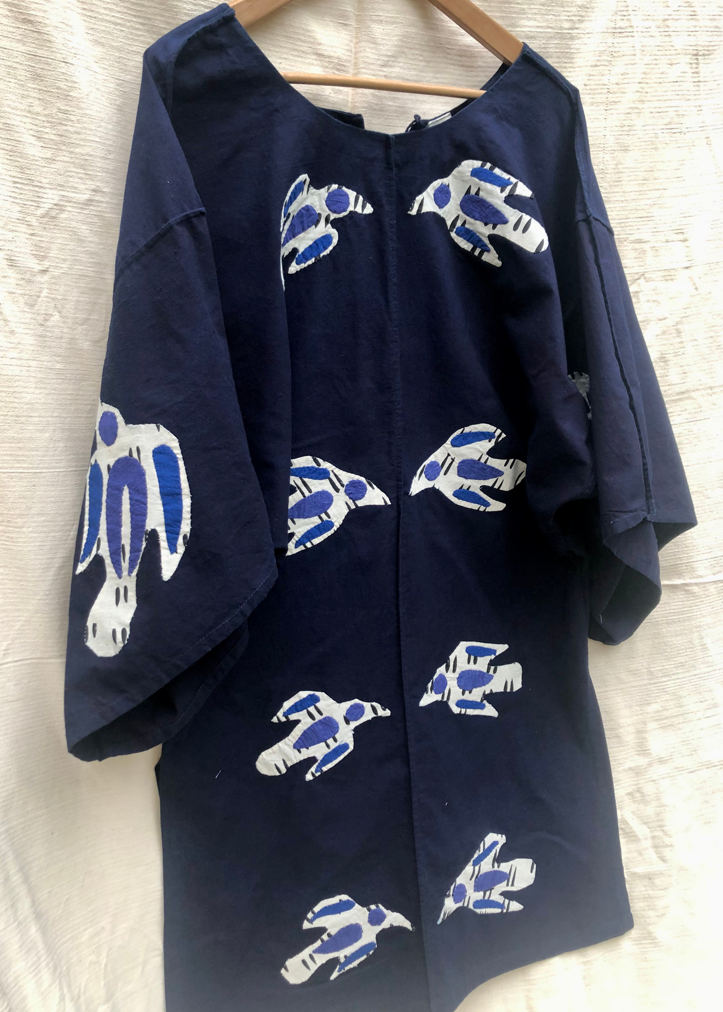 SARAH ROBE STYLE BOUBOU EN COTON