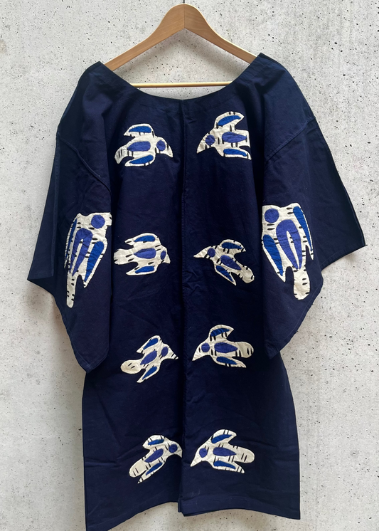 SARAH ROBE STYLE BOUBOU EN COTON