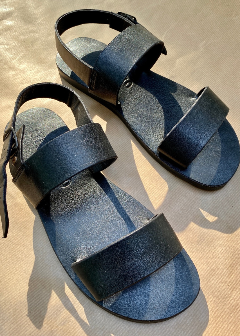 Sandales  en cuir à 3 brides  BABALOLA
