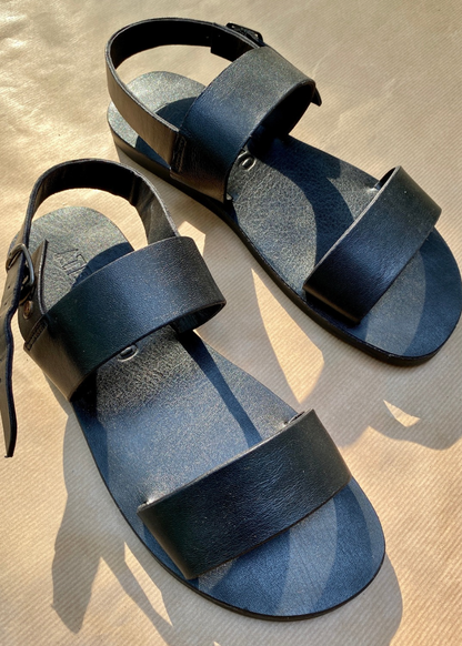 Sandales  en cuir à 3 brides  BABALOLA